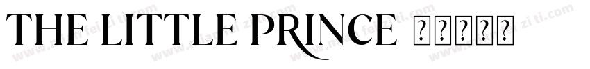 The little prince字体转换